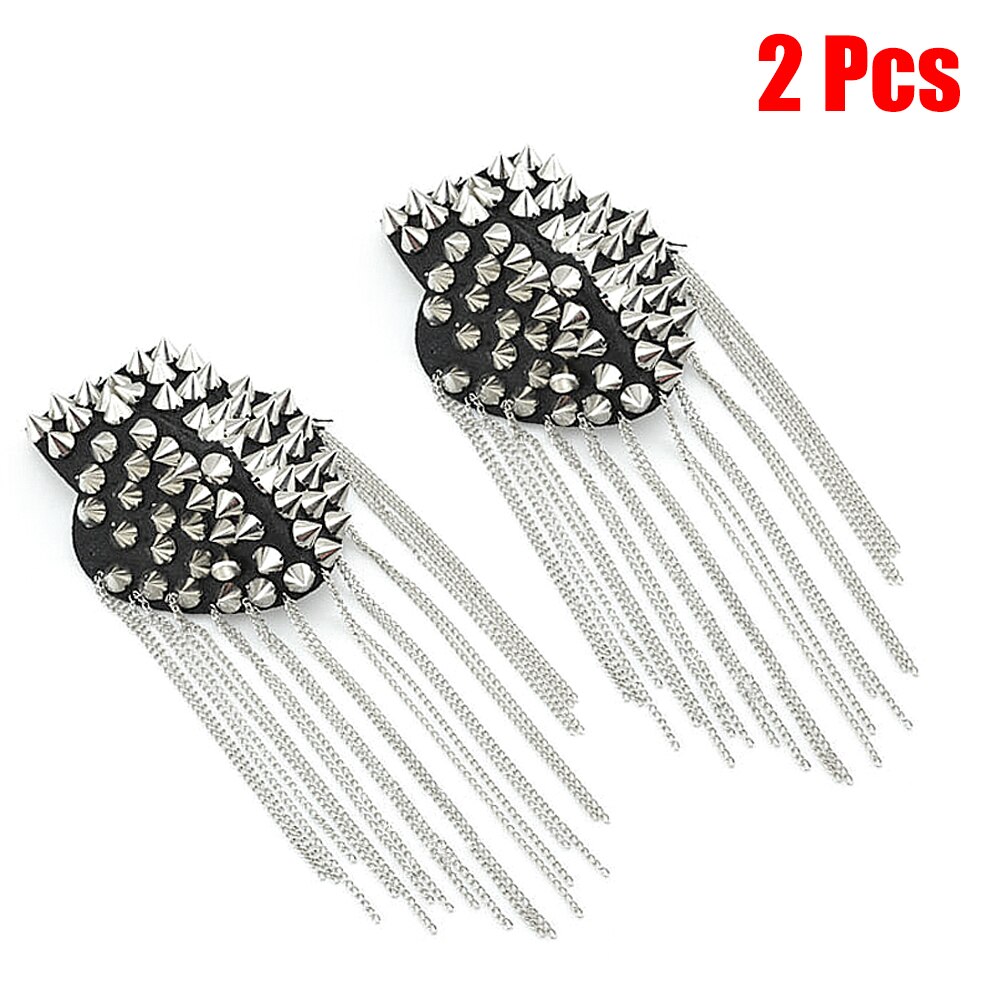 Wituse 2x punk-niitti-epaulet-piikkikoru miehille/... – Vicedeal