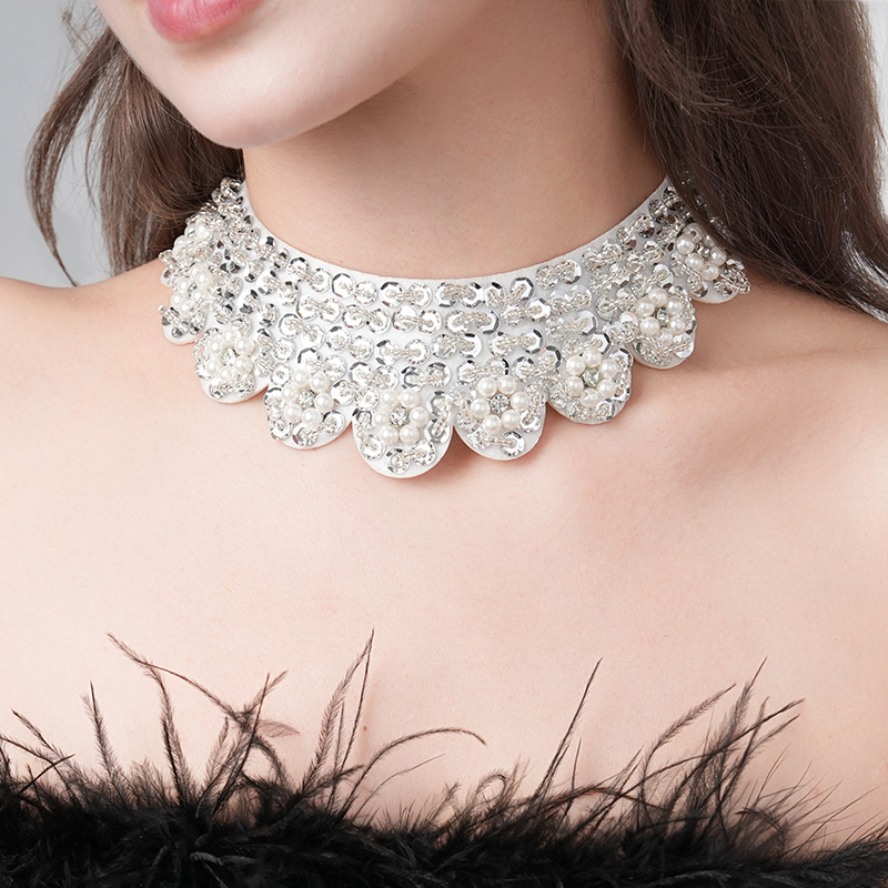 beaded collars for dresses Beaded Clothing Embellishment Ideas