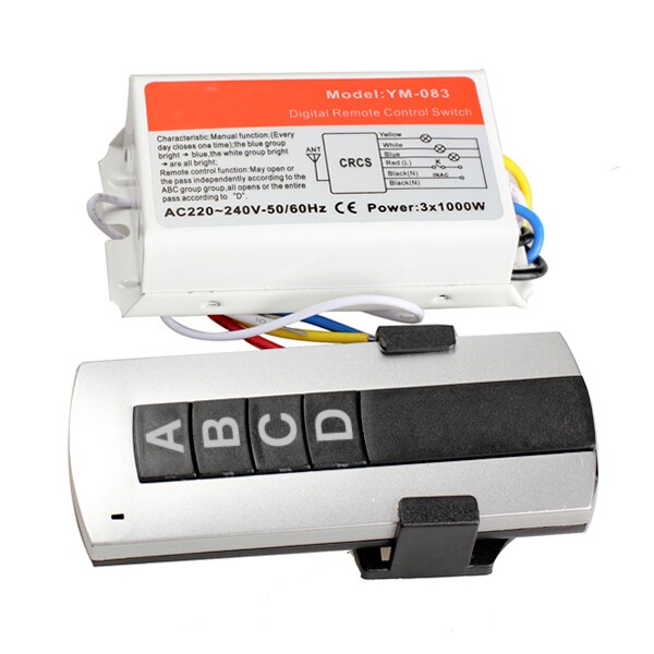 ON/OFF 220V Wireless Remote Control Switch Digital... – Grandado