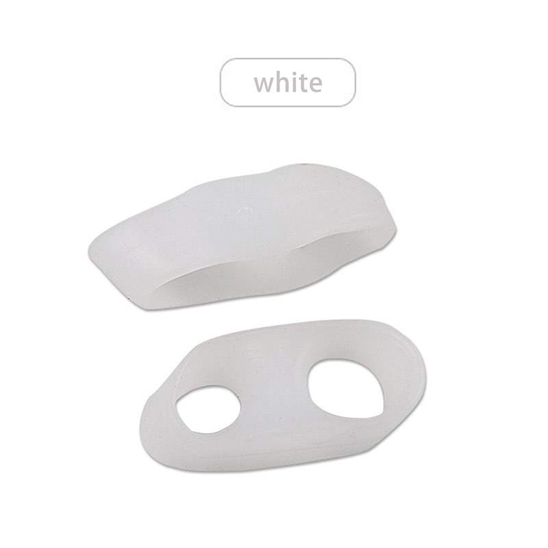 1 para palucha koślawego silikonowy korektor żel pielęgnacja stóp Separator palców u stóp mały palec Protector prostownica do haluksów Pedicure: Jasno szary