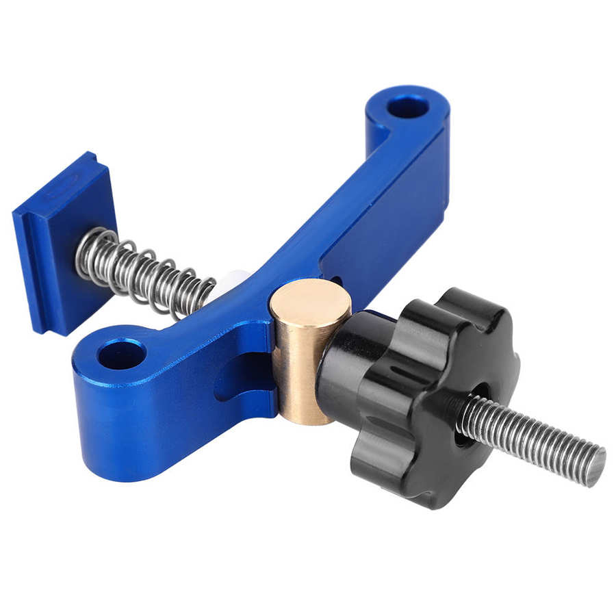 Universal Clamping Blocks Platen Miter Track Clamping Blocks Screw Woodworking Joint Quick Acting Hold Down Clamp Set