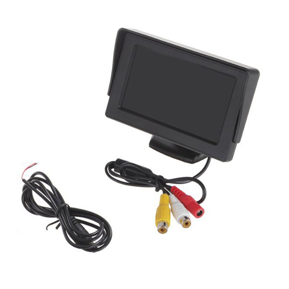 4.3 "TFT LCD Car Monitor Reverse Rearview Kleuren Camera DVD VCR CCTV Auto Parking Assistance Backup Reverse Camera Auto -styling