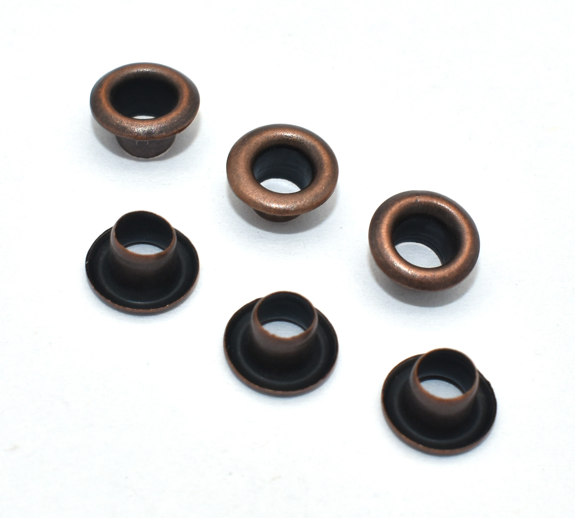 Ojales de cobre de 3mm, arandelas de hierro para manualidades de cuero, accesorios para zapatos, bolsa de costura, bolso, Hardware de fabricación