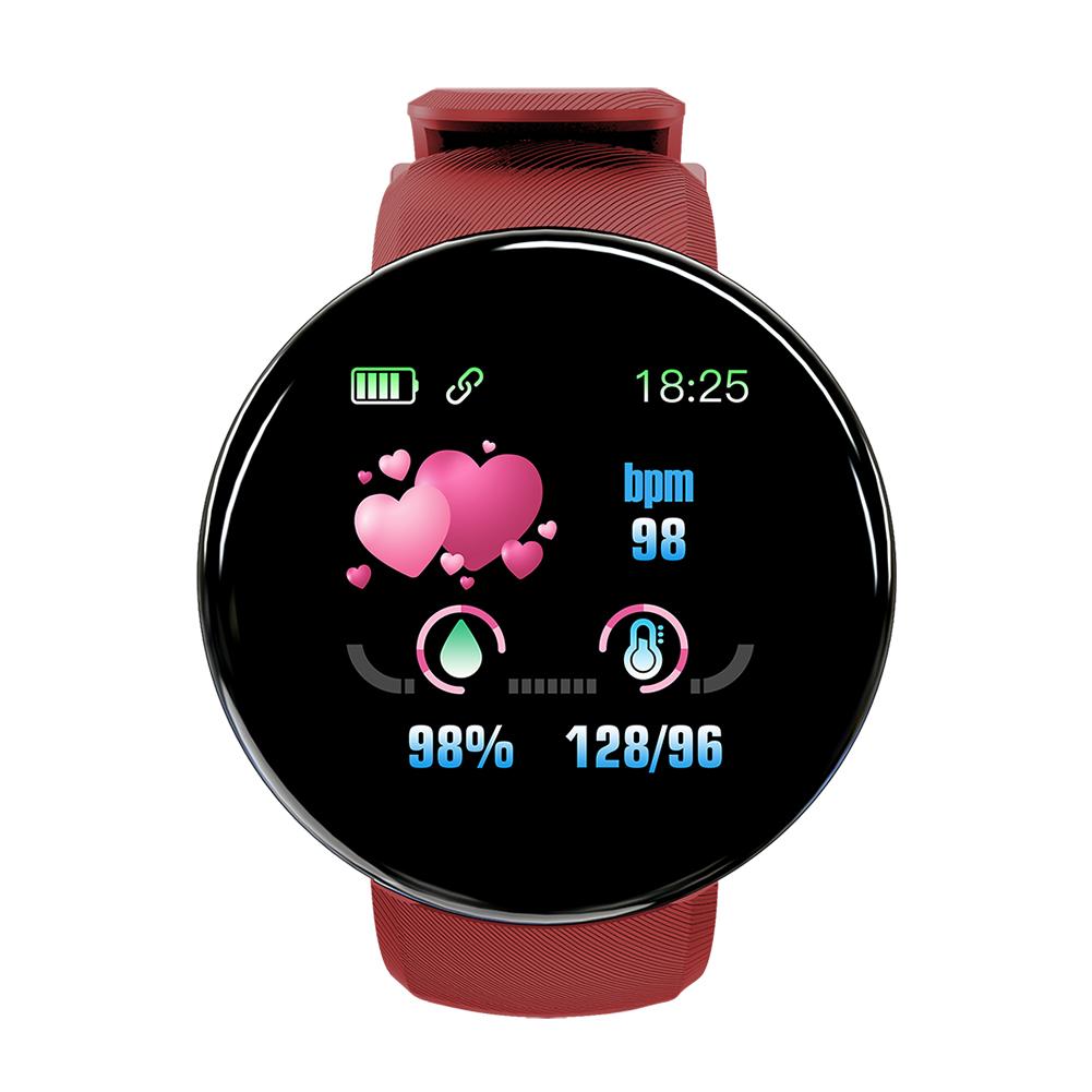 Reloj inteligente BluetoothSmart barato para Android / IOS IPhones pantalla táctil impermeable deportes salud reloj de pulsera inteligente para mujeres: Red