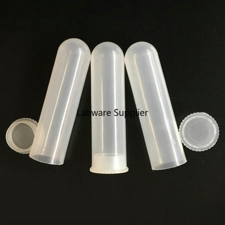 50pcs/lot 50ml centrifuge tube without scale line, sample tube with press cover cap