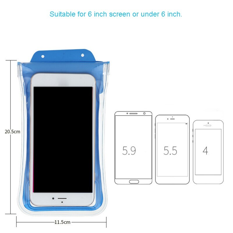 Waterproof Summer Cell Phone Swim Bags Swimming Case For Cell phone Sealed Pack Underwater Cell Phone Pouch Dry Bag