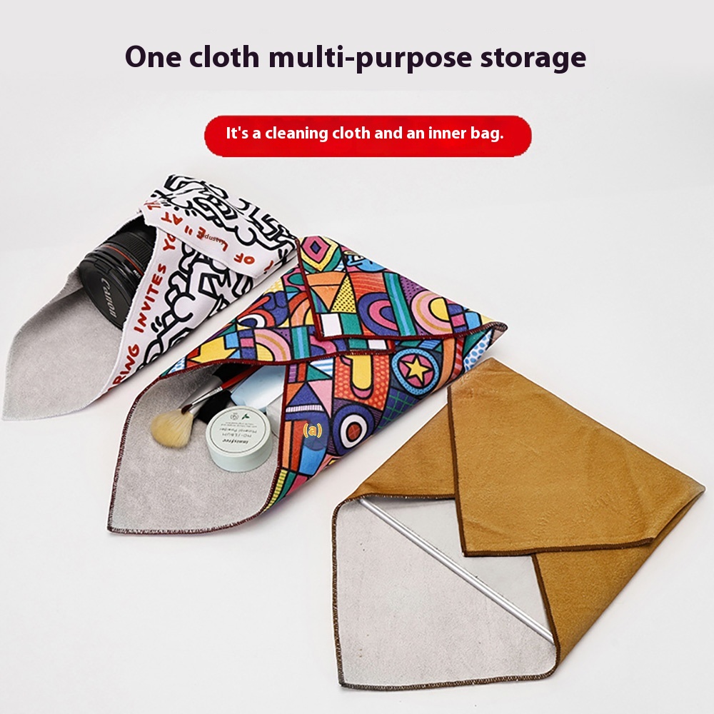 Camera Cover Protective Wrap Cloth Magic Folding Cloth SLR Lens Protector Case Wrapping Storage photographinner Bag
