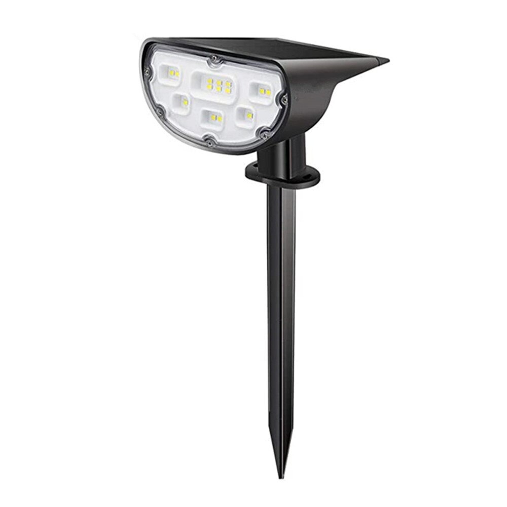 JESLED Solar Lamp Led Solar Light Outdoor Garden Landscape Lawn Lamp Decoration Powered Sunlight Waterproof Street Lighting: 1PCS 6000K