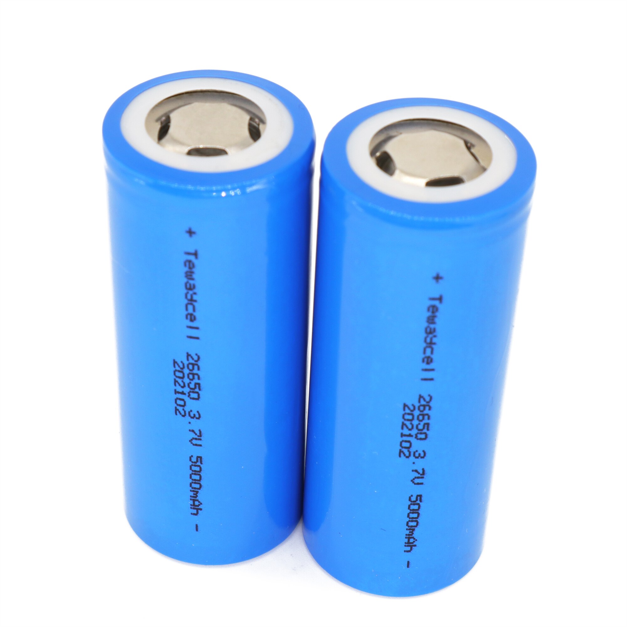 2 Stks/partij Hoge Capaciteit 26650 5000Mah Li-Ion Voor Zaklamp 3.7V Oplaadbare Batterij