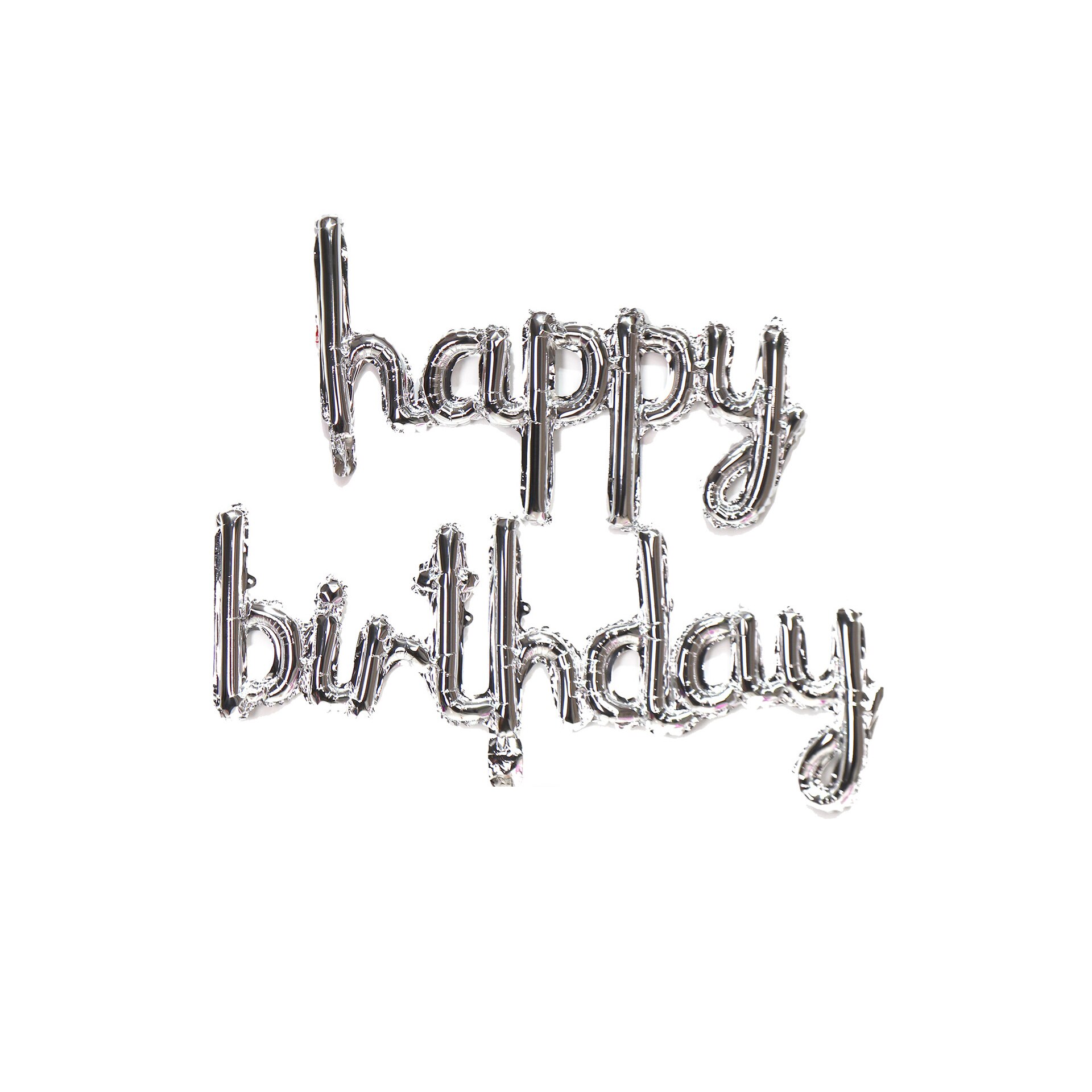 16inch Happy Birthday Decoration Balloons Rose Gold Letter Foil Ballons Birthday Party Decorations Globos Balony Anniversaire: Sliver