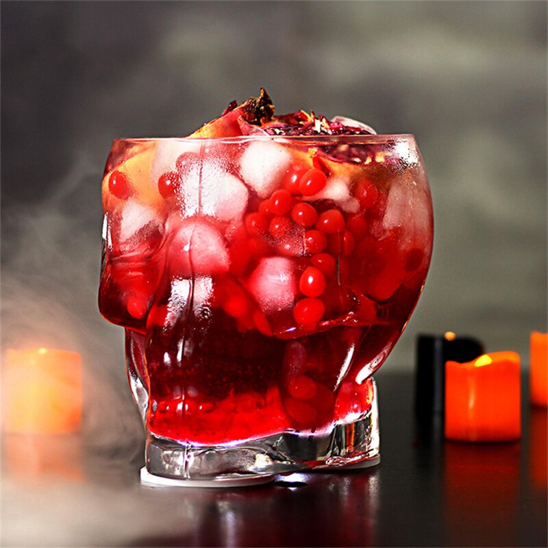 350ml skudd glass cocktail øl hodeskalle glass whisky hodeskalle glass øl stein skudd vinglass hodestang verktøy