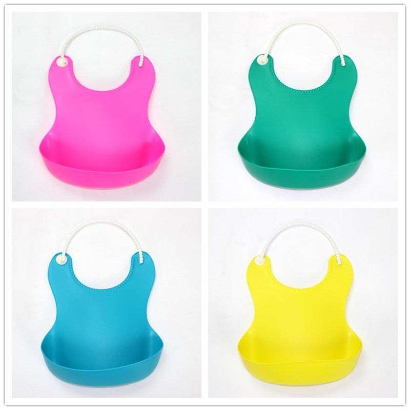 Washable Silicone Baby Bibs Waterproof Bibs Baby Boy Girl Apron Feeding Baby Bibs Burp Cloths for Children Feeding Care