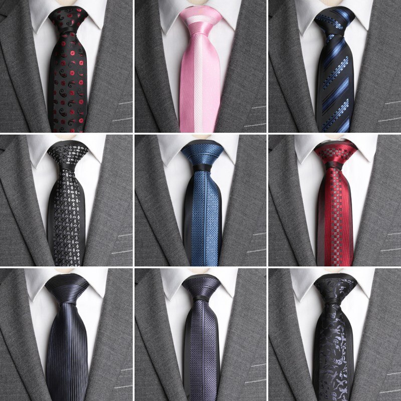 Mænd slips jacquard slips til mænd luksuriøst slips business brudekjole skjorte tilbehør corbatas para hombre