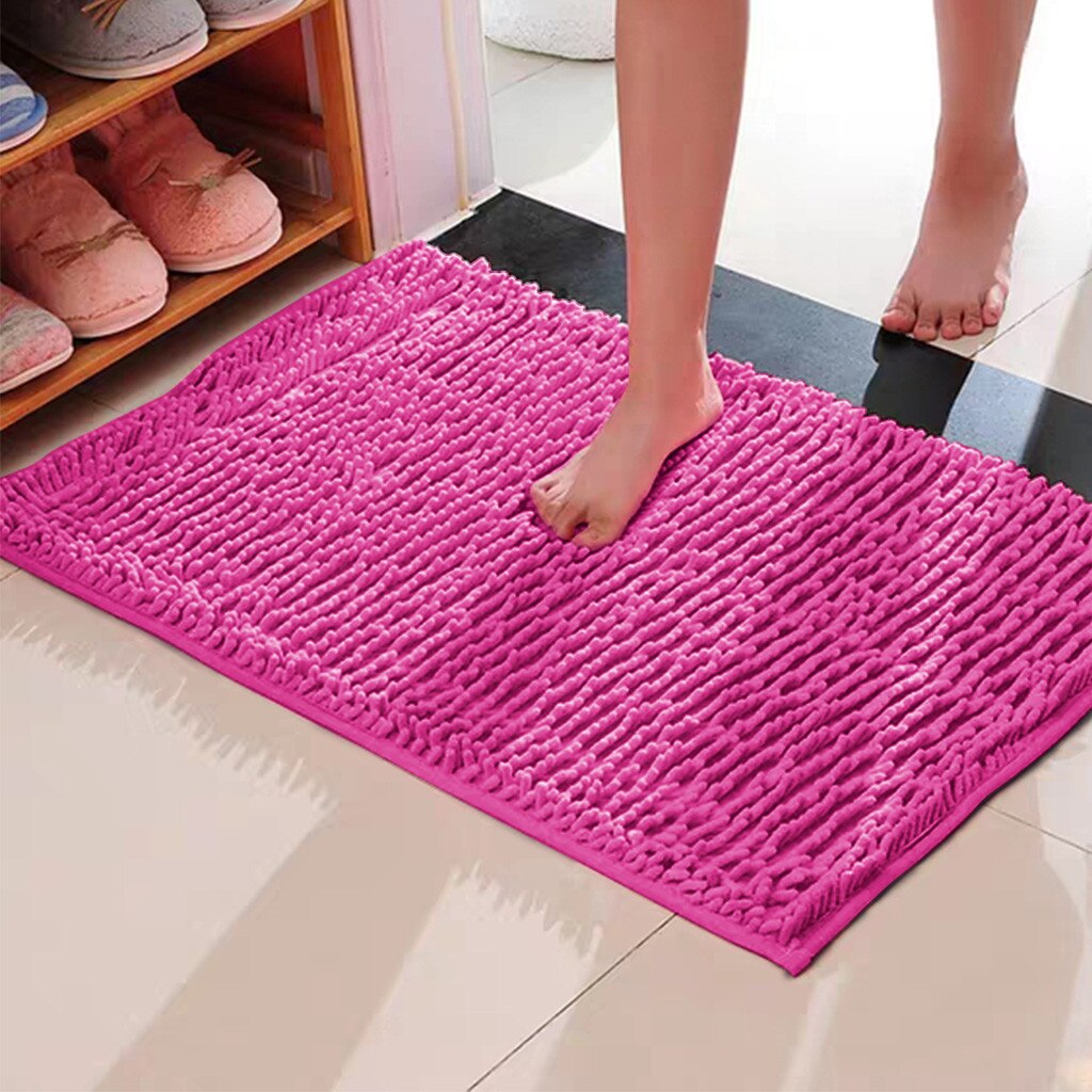 Ensemble 40*60/40*120CM, tapis de bain en microfibre absorbant, tapis de salle de bain doux et moelleux, tapis de salle de douche