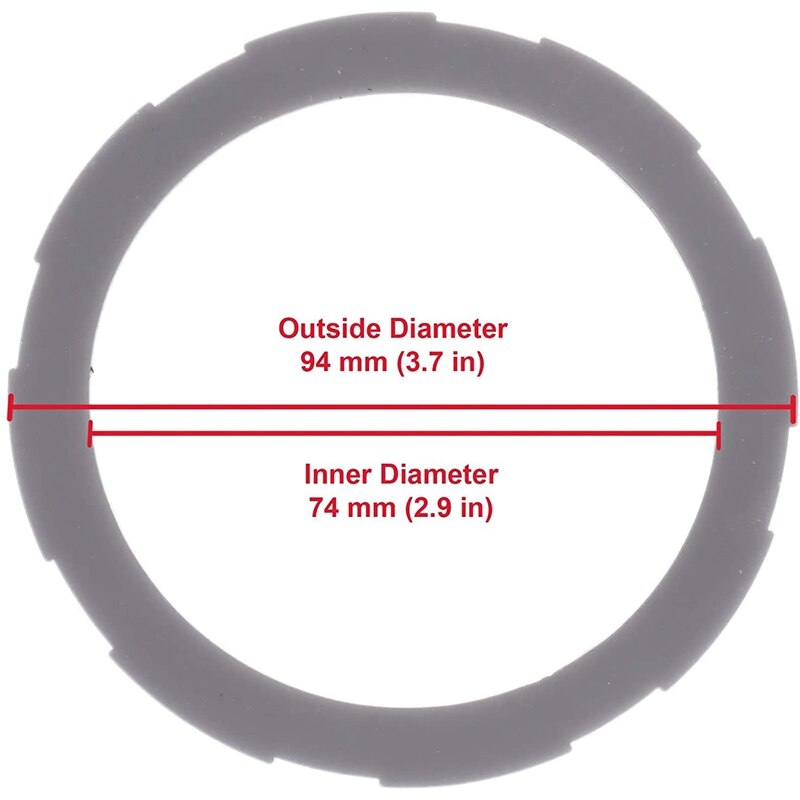 4 Packs Blender Gaskets 182341-000-842, Silicone Rubber Sealing O-Ring, Compatible for Oster Pro 1200W Blender