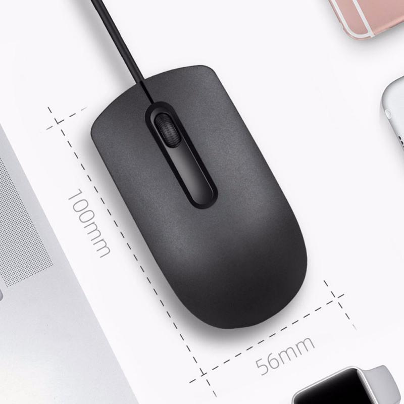 Wired USB Optical Mouse 3 Colors SOUND/MUTE 1200dpi Ergonomic Mice Office Supply Computer Peripherals For Laptop PC