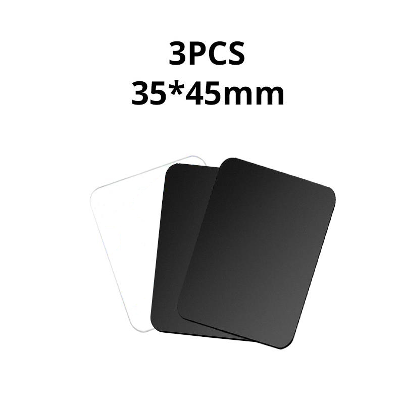 Magnetic Metal Plate For Magnetic Car Phone Holder Stand Universal Iron Sheet Sticker Stand Mobile Phone Magnet Holder Mount: Pink