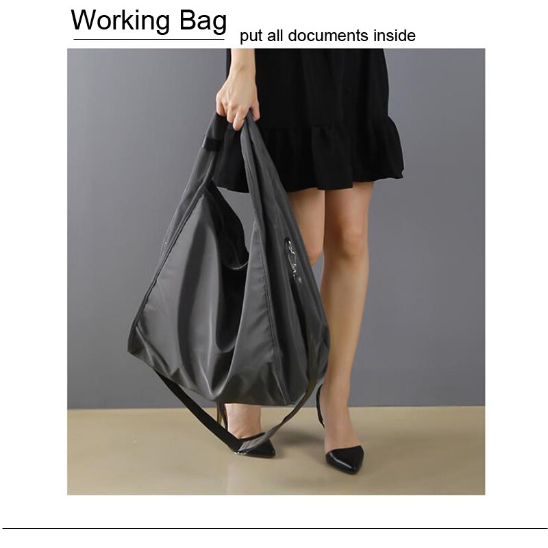 Señora nueva Nylon portátil de compras de gran capacidad Popular bolsa de hombro de las mujeres solo bandolera de hombro de alta cantidad bolso