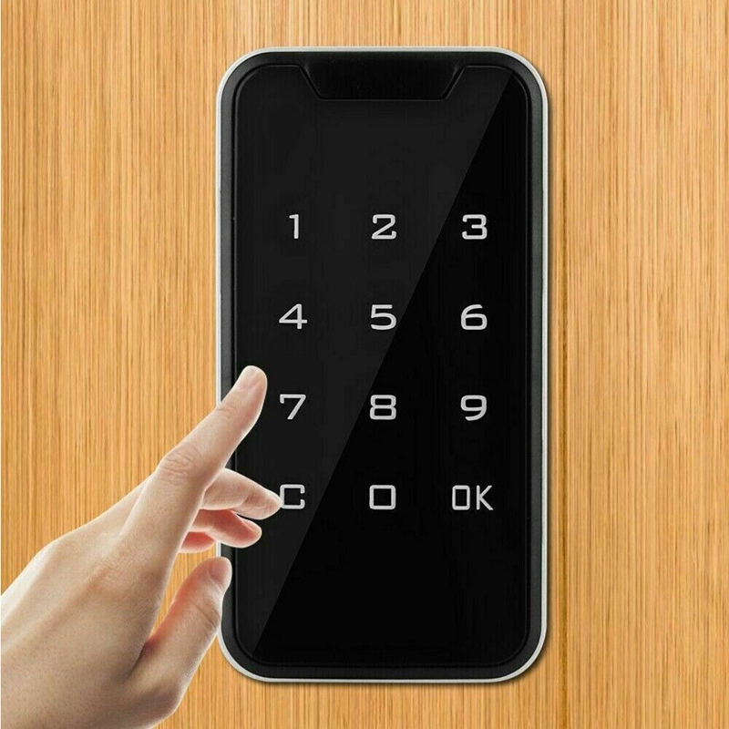 Electronic Smart Digital Electronic Door Lock Fingerprint Press Password Keyless Keypad