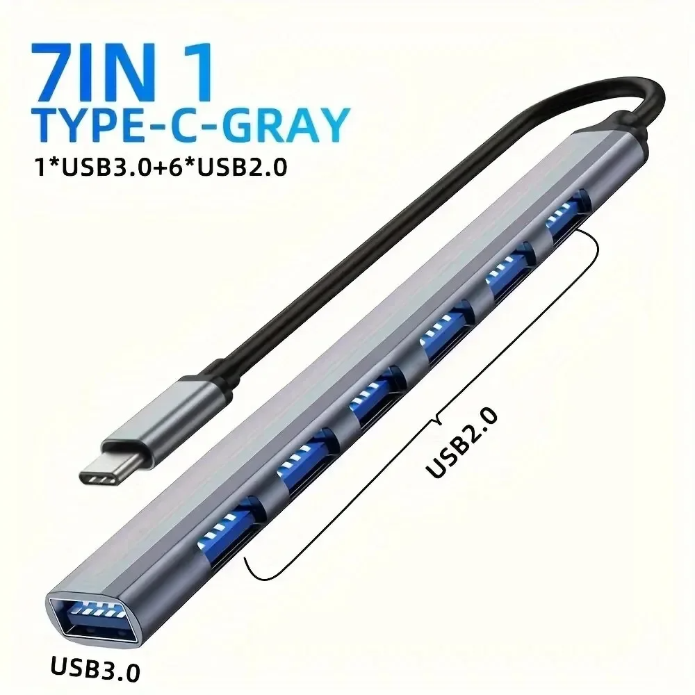 Usb c hub 8in1 7in2 7in1 tipo c 3.1 para 4k adaptador hdmi com leitor de cartão rj45 sd/tf pd carga rápida para macbook notebook portátil