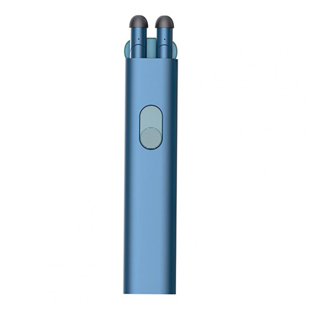 S11 Tws Bluetooth-Compatibel 5.2 Koptelefoon Opvouwbare Touch Control Digitale Display Stereo In-Ear Oordopjes Voor Sport: Blauw