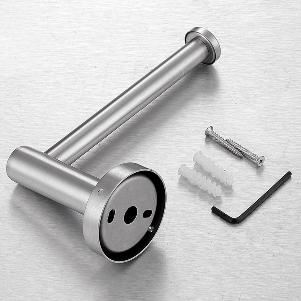 Toilet Paper Holder Stainless Steel Wall Mounted Durable Tissue Holder Toilet Paper Dispenser Space Saver Bathroom Accessories