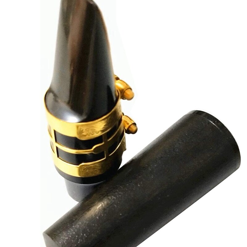 Metalen messing e altsax rubber bakeliet mondstuk rietbinder met gesneden voor altsaxofoon en klarinet accessoire