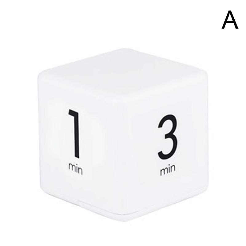 1pcs Electronic Cubic Timer Countdown Kitchen Cube Time Stopwatch Mini Tools Management Stylish Kitchen S2A0: A