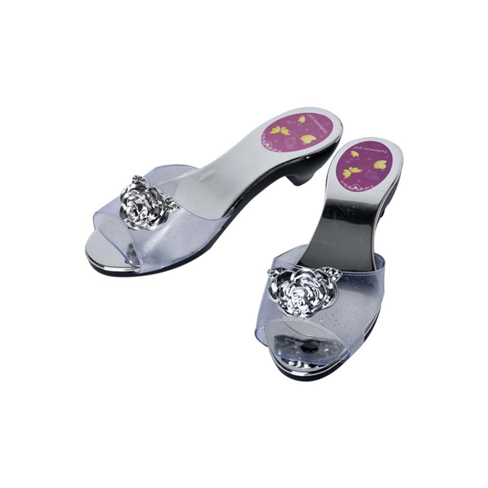 2 Stks/set Kinderen Prinses Jurk Up Simulatie Boutique Prinses Schoenen Hoofddeksels Sieraden Set Kinderen Speelgoed