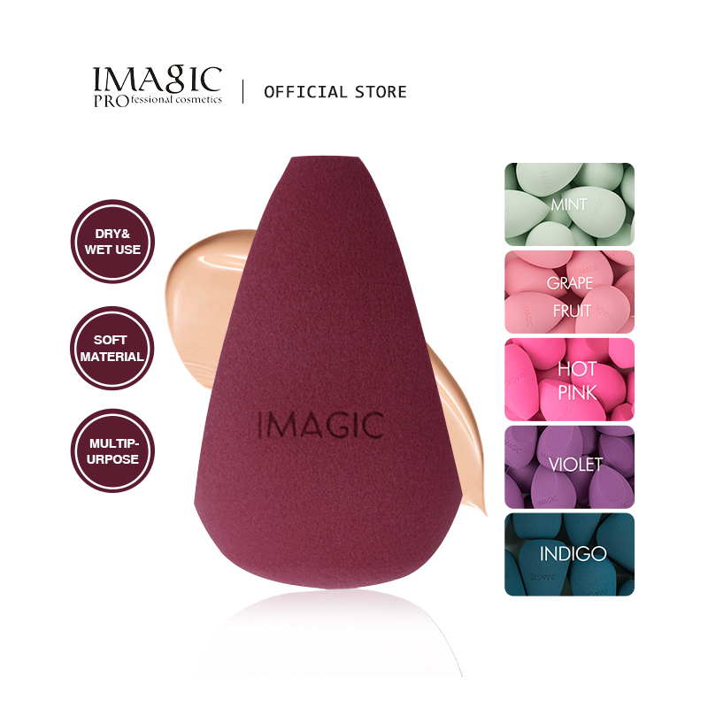 Esponja de maquillaje IMAGIC, 10 Uds., esponja húmeda y seca, esponja de maquillaje suave , paquetes de combinación más grandes de