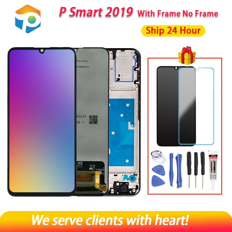 AAA LCD For Hua wei Psmart LCD Display with Touch Screen Digitizer Assembly with Frame For Psmart Repair Part