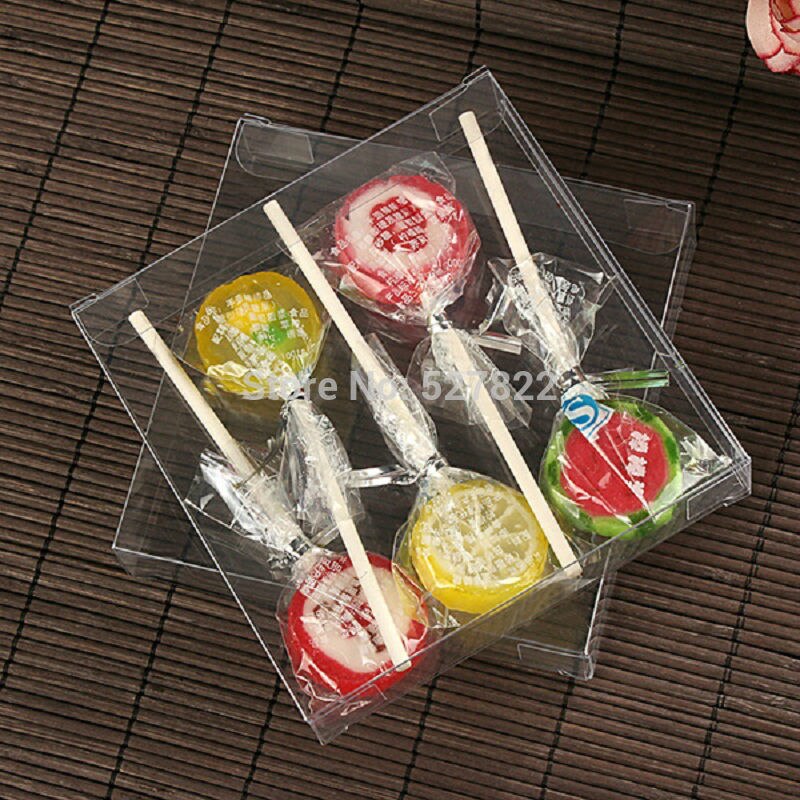 10x10x2 CENTIMETRI di Nozze Bomboniere E Ricordini Scatole In PVC Trasparente DA SPOSA Scatole E Confezioni Per Dolci SCATOLE di Torta Cibo Regalo di Imballaggio di Plastica In PVC