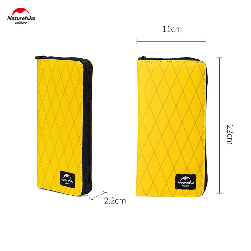 NatureHike RFID Blocking Travel Passport Wallet Documents Organizer Zipper Case Passport Holder RFID BLOCKING PROTECT