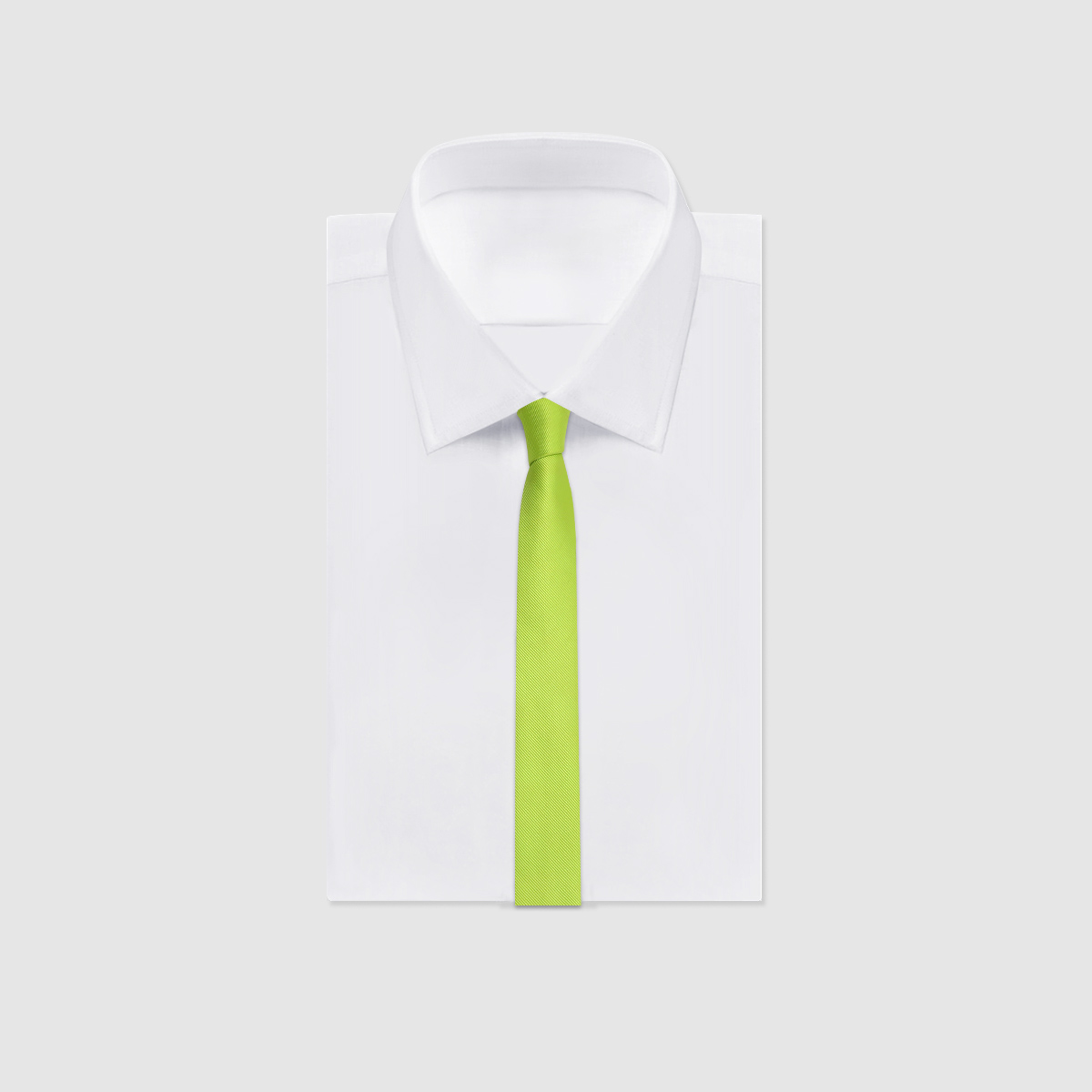 Cravate fine en soie pour hommes, nouveauté, décontractée, vert clair, 4CM,