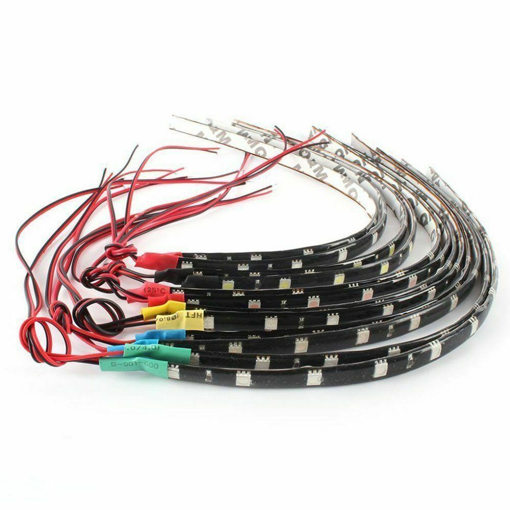 30Cm Motor Led Strip Smd Underbody Decoratieve Strip Licht Voor Auto Motorfiets Mooie Decoratieve Zachte Verlichting 5050 Led