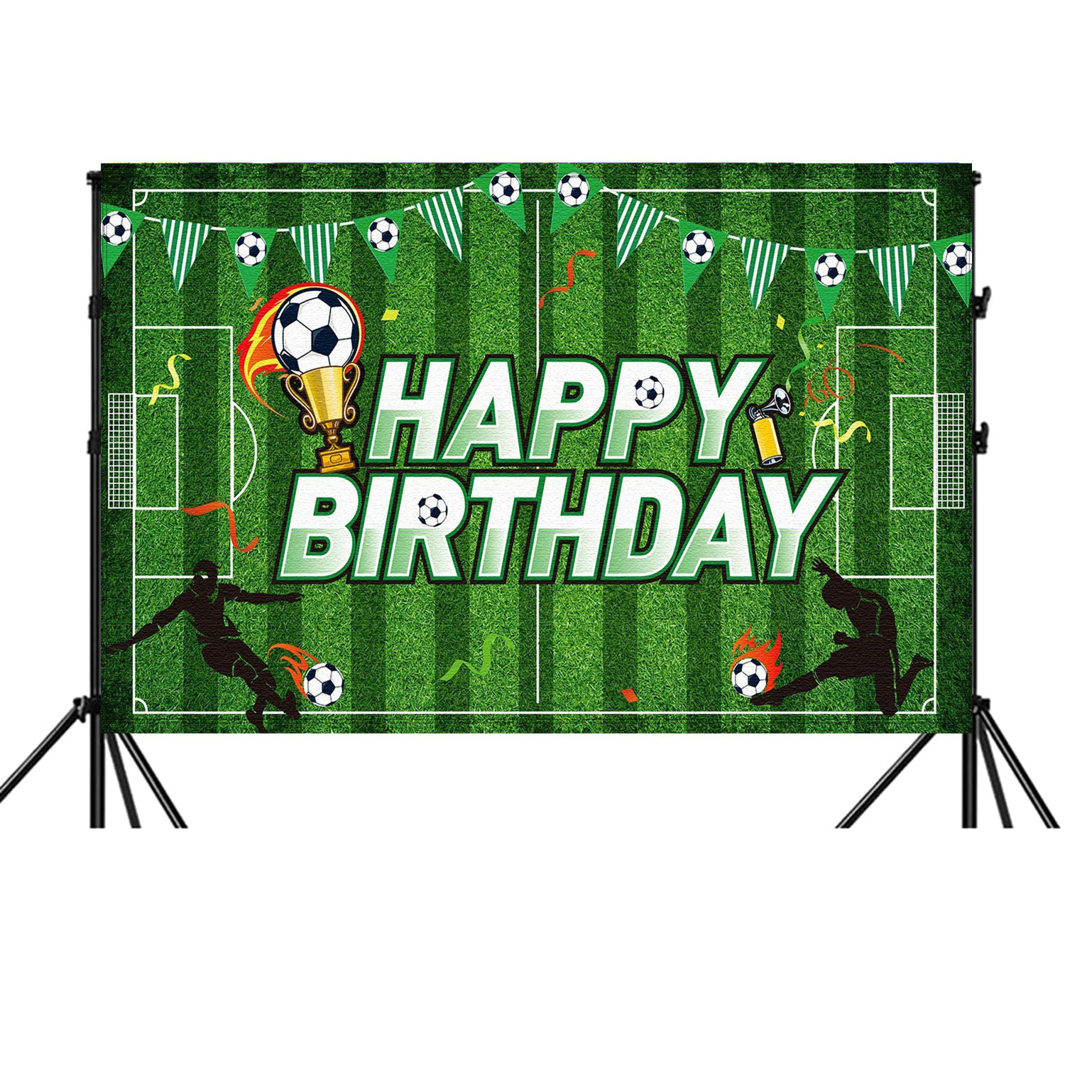 Soccer Birthday Party Backdrop Football Field Photo Background Soccer Theme Birthday Party Decorations