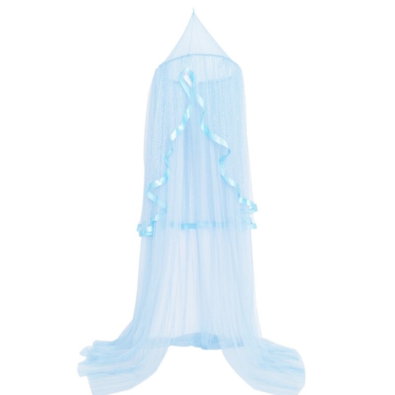 Letto decorazione della casa estate ghiaccio seta sogno zanzariera gioco casa tenda letto decorare la cupola con tenda per bambini appesa