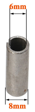 Universal 6-12.7mm Gravbit CNC Router Verktyg Collet Chuck Snabbyte Adapterhållare Fräs Maskintillbehör: 8mm to 6mm