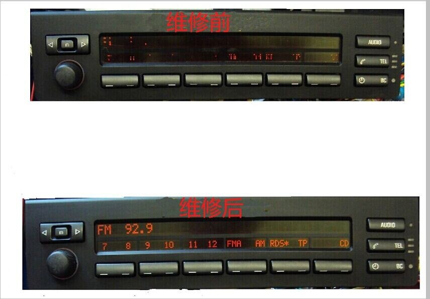 Ekranlar E38 E39 E53 X5 Akoestische Liquid Crystal Display Bmw Mid Radio Lcd-scherm