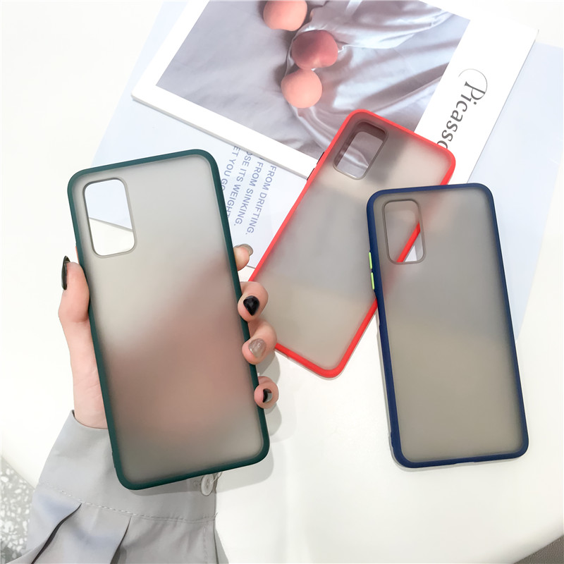 For Samsung Galaxy A51 Case Matte Hard Cover Translucent Skin for Samsung Galaxy A51 A71 A 51 71 Shockproof Phone Case