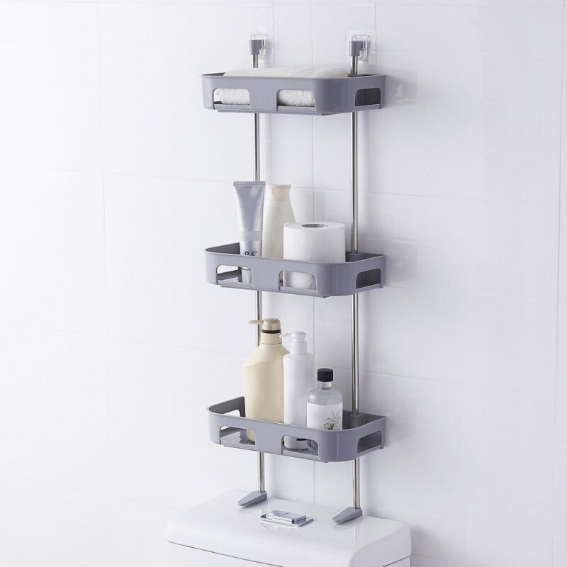 Toilet Towel Storage Rack Holder Over Bathroom Shelf Organizer Rack