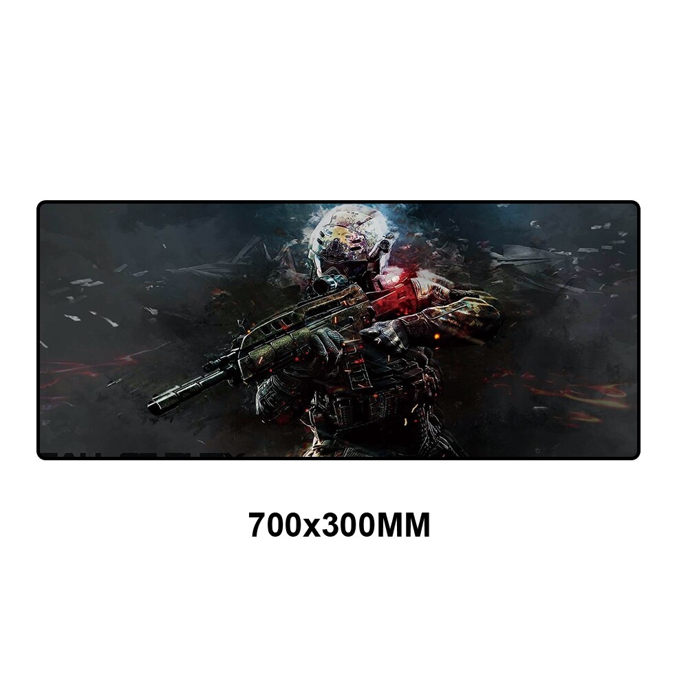 Gaming Mouse Pad Notebook Computer Mousepad Large XL Rubber Desk Keyboard Mouse Pads Mat Gamer Office Tablet for Call of Duty 3: SMZH-010