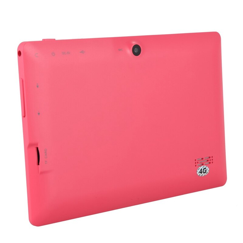 4Gb Android 4.4 Wifi Tablet Pc Mooie 7 Inch Vijf-Point Multitouch Display-Speciale Kids Editie Roze