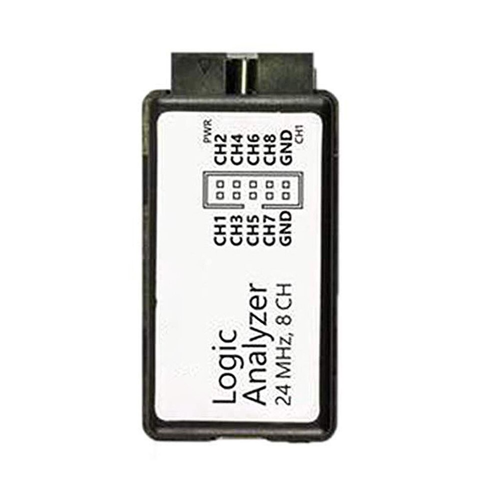 Usb Logic Analyzer 24M 8CH Kanaal Met Buffer Ondersteuning 1.1.16 Compatibel Logic Analyzer Apparaat Set Kabels Netwerk Analyseren Tool