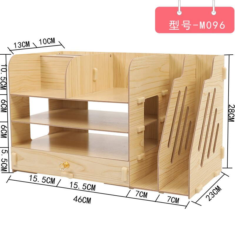 Træ opbevaringsboks blyant skrivebord vakuum kabelstyring kabel organizer skrivebord arrangement stationære forsyninger opbevaring organizer: M096