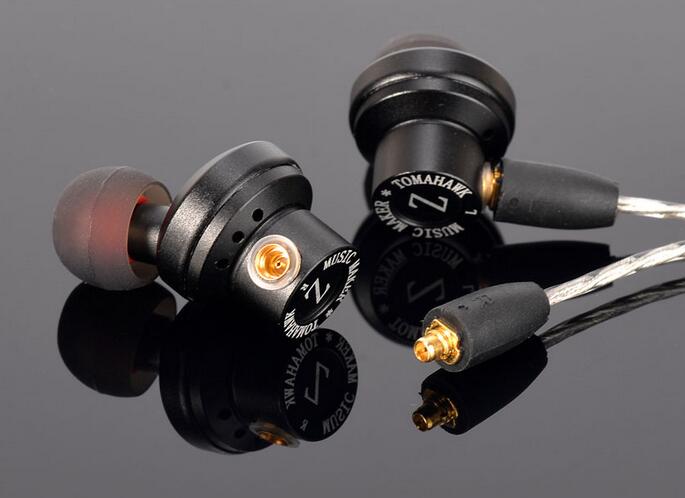 Latest musicmaker tomahawk mrz zfre 1 dynamic driver high fidelity in-ear metal hi-fi music headphones with mmcx interface: Blue