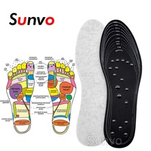 Magnetische Inlegzolen voor Afslanken Gewichtsverlies Massage Voet Geheugen Katoen Mannen Vrouwen Sport Schoenen Pads Insert Binnenzool Pad