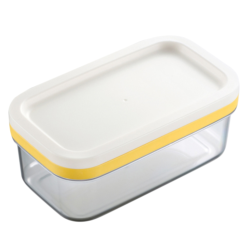 Storage Keeper With Lid Home Food Portable Sealing Rectangle Kitchen Cutting Butter Box Cheese Container Dish