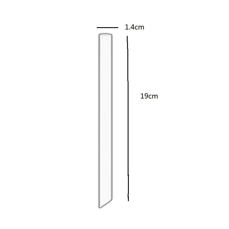 14mm Reusable Glass straw Extra Wide Pointed Bubble Tea Straw Smoothie Straw Glass drinking Straw Milk Coffee Porridge: A