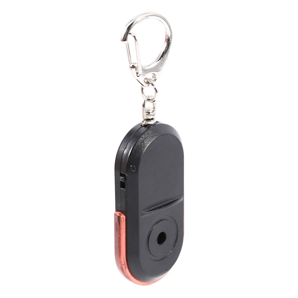 Portable Size Old People Anti-Lost Alarm Key Finder Wireless Useful Whistle Sound LED Light Locator Finder Keychain
